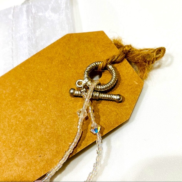 Handmade Pink Stocking Kid’s Crystal Necklace by McGlamorous - Picture 3 of 9